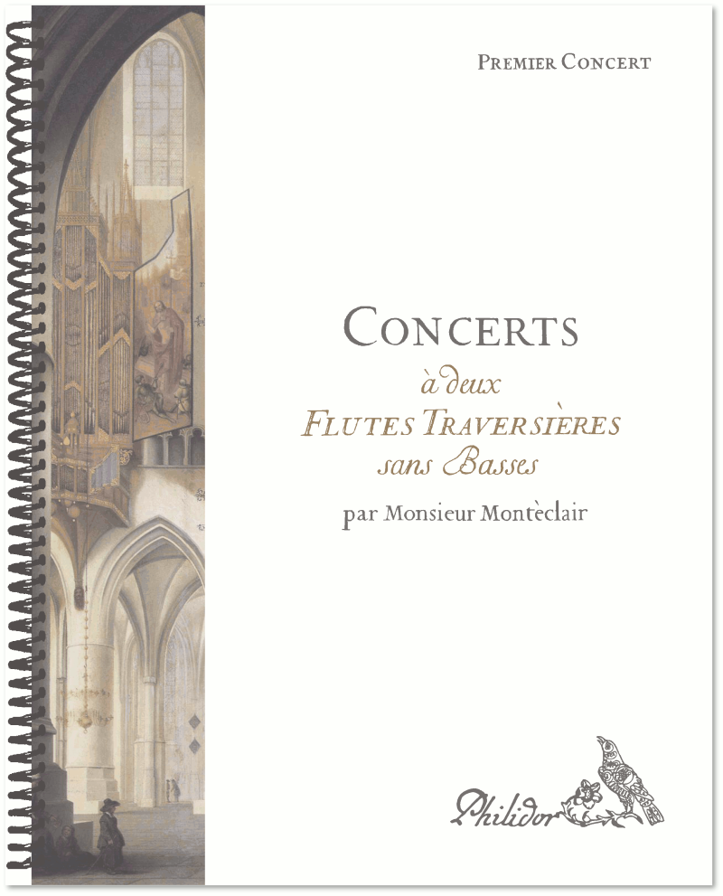 Montéclair, Michel Pignolet de | Concerts à deux flûtes traversières sans basses | Concert I