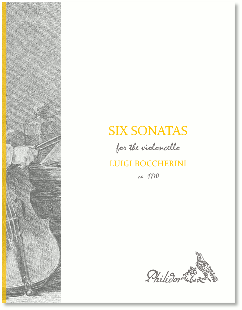 Boccherini, Luigi | Six sonatas for the violoncello (sd)