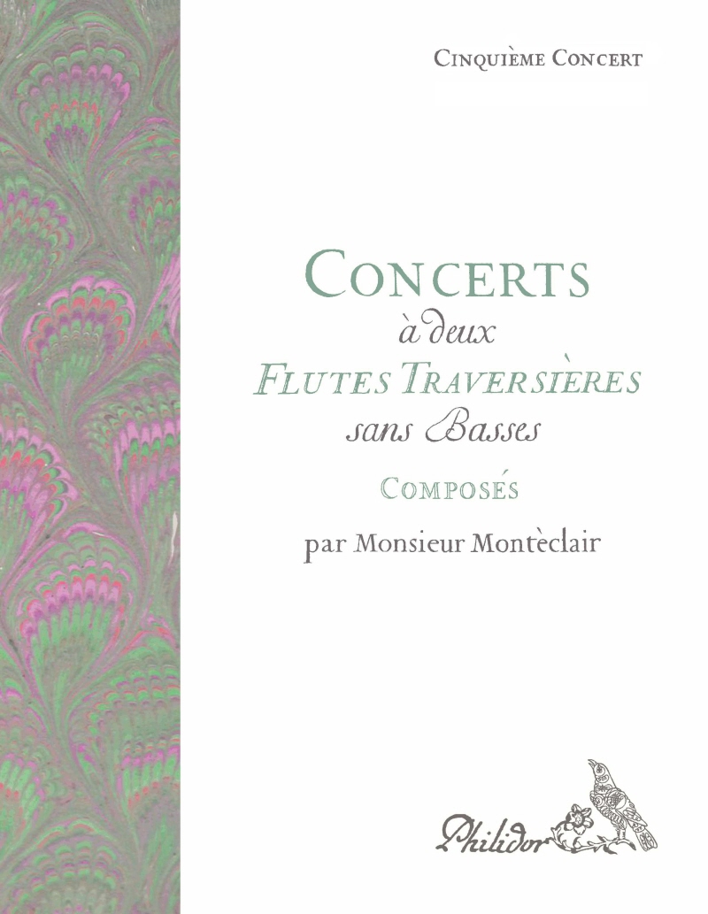 Montéclair | Concerts à deux flûtes traversières sans basses | Concert V (c1720)