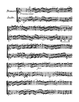 Aubert, Jacques | Pièces à deux flutes traversières (1723)