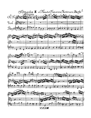Bach, Carl Philipp Emanuel | Zwey Trio (1751)