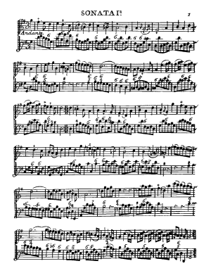 Blavet, Michel | Troisième livre de sonates pour la flûte traversière (1740)
