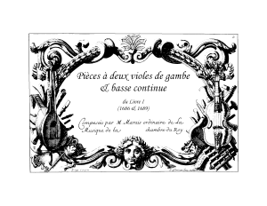 Marais, Marin | Pièces à deux violes de gambe & basse continue (1686 & 1689)