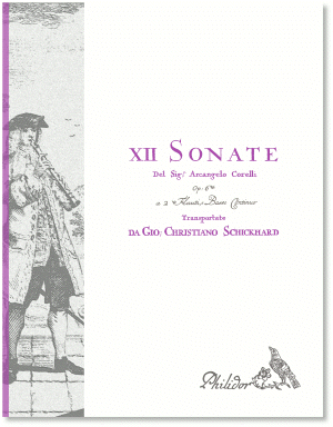 Corelli - Schickhardt | XII Sonate a 2 flauti e basso continuo (1719)