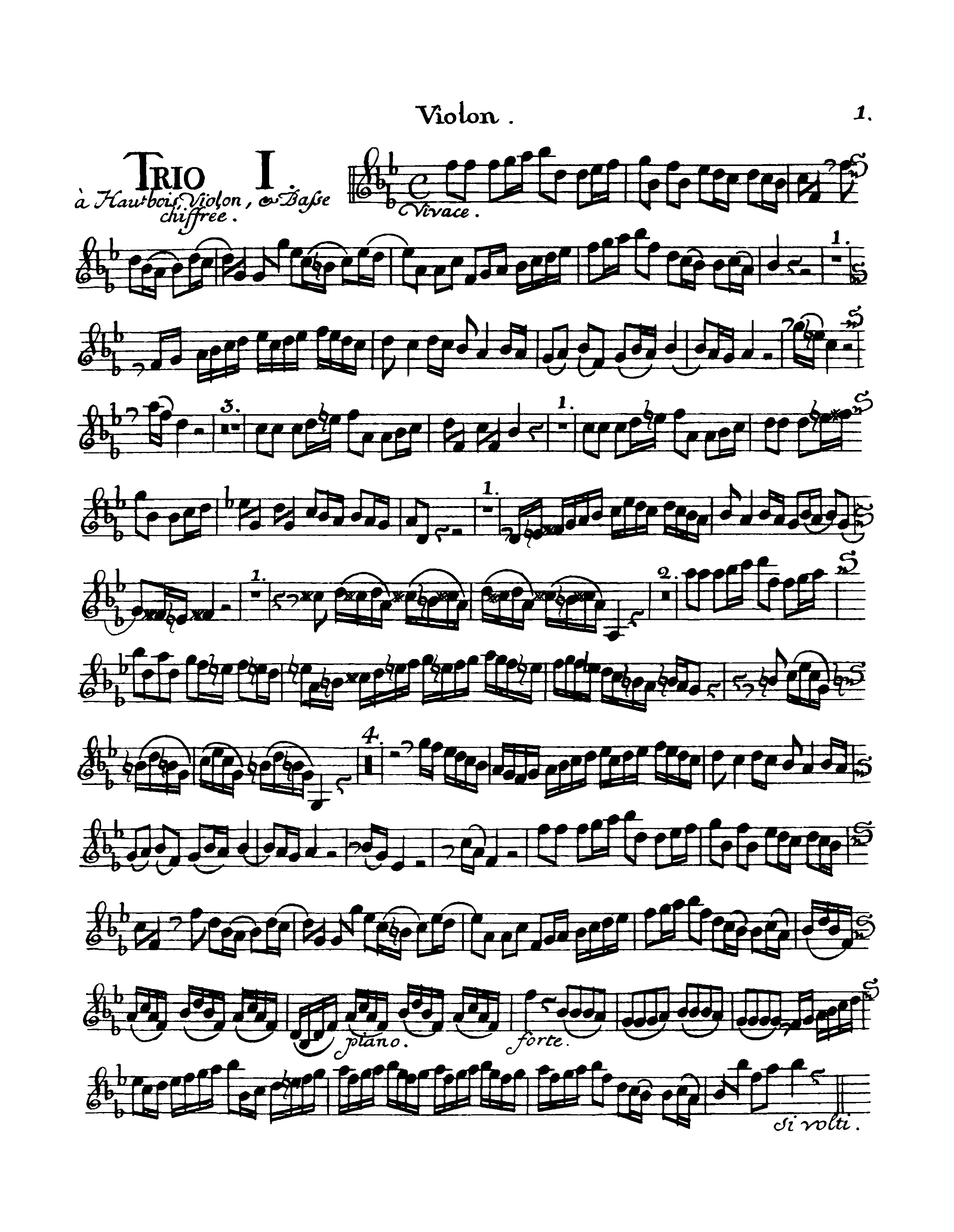 Telemann, Georg Philipp | Six trio (1718)