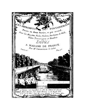 Chédeville, Nicolas | Les Impromptus de Fontainebleau (1750)