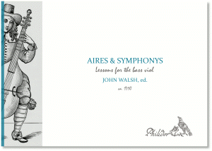 Wash, John | Aires & Symphonys for the bass viol (c1710)