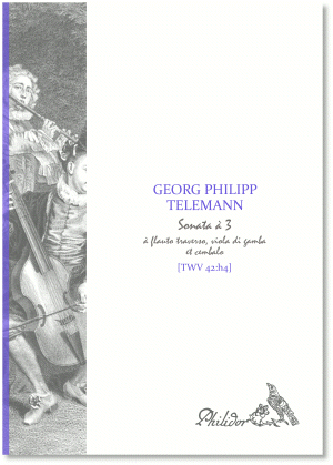 Telemann, Georg Philipp | Sonata à flauto traverso, viola di gamba et cembalo