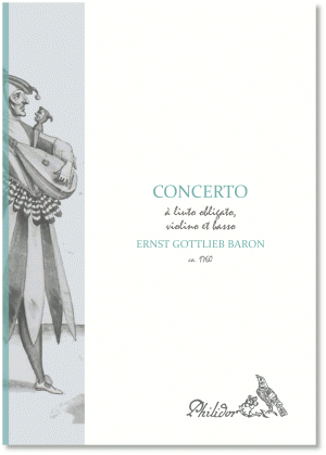Baron, Ernst Gottlieb | Concerto in C a liuto obligato, violino & basso 